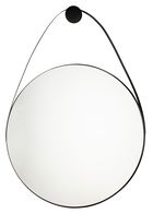 Oglinda decorativa cu rama metalica Keiran Tall Negru, l75xH107 cm