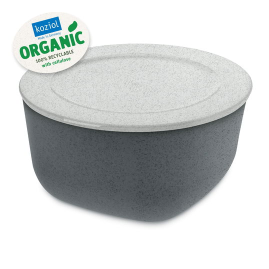 Caserola cu capac, 100% Reciclabil, Connect L Organic Gri inchis, 2 L