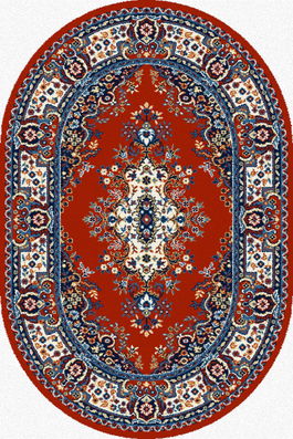 Covor Fatima S Rubin Oval, Wilton