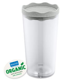Recipient pentru depozitare cu capac, 100% Reciclabil, Prince L Organic Gri, 1L