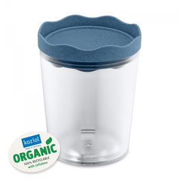 Recipient pentru depozitare cu capac, 100% Reciclabil, Prince M Organic Bleu, 750 ml