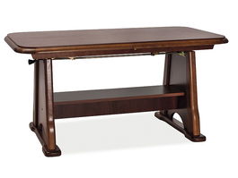Masa de cafea extensibila din lemn si pal Began Nuc, L130-170xl67xH60-77 cm
