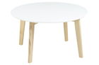 Masuta de cafea Molina White/Ash, Ø80xh45 cm