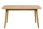 Masa din furnir si lemn Nagano Dining Dark Oak, L150xl80xh75,5 cm