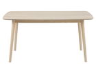 Masa din furnir si lemn Nagano Dining Light Oak, L150xl80xh75,5 cm