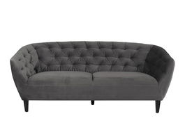 Canapea 2 locuri tapitata Ria Dark Grey