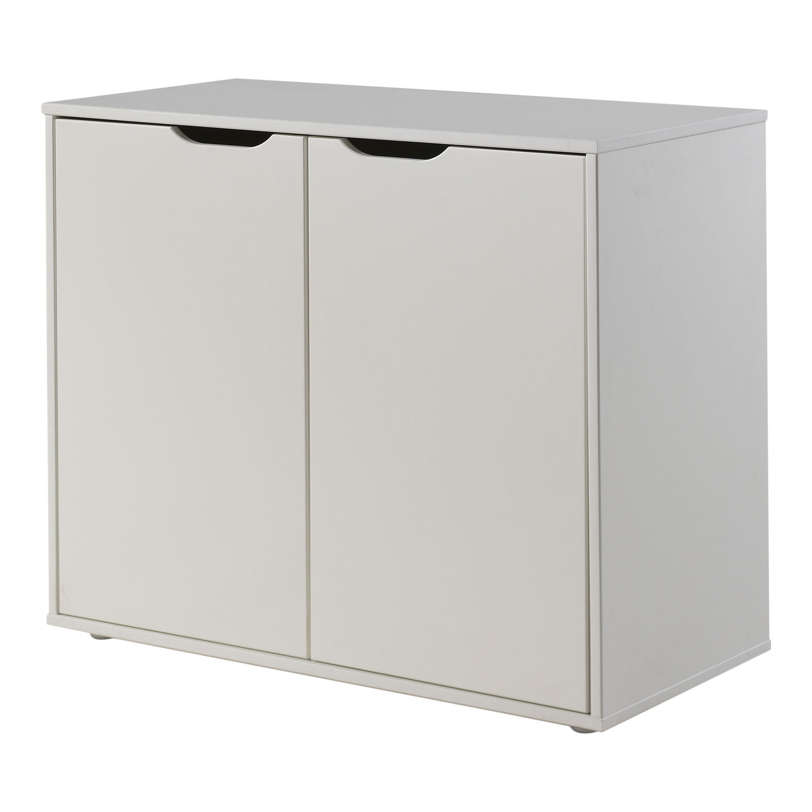 Cabinet din MDF cu 2 usi, pentru copii Pino Alb, l85,5xA43,3xH71,8 cm
