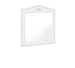 Oglinda decorativa cu rama din pal Selena Grey Alb / Gri, l73xH90 cm