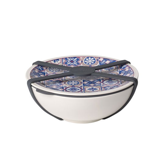 Set bol si farfurie din portelan, To Go M Albastru, 350 ml, Villeroy & Boch