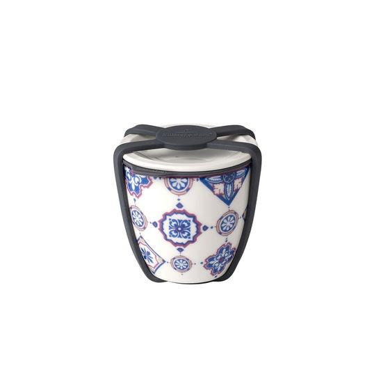 Recipient cu capac din portelan, To Go S Albastru, 80 ml, Villeroy & Boch