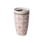 Cana cu capac din portelan, To Go Roz, 350 ml, Villeroy & Boch