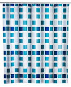 Perdea dus din PEVA, Mosaic Multicolor, 180 x 200 cm