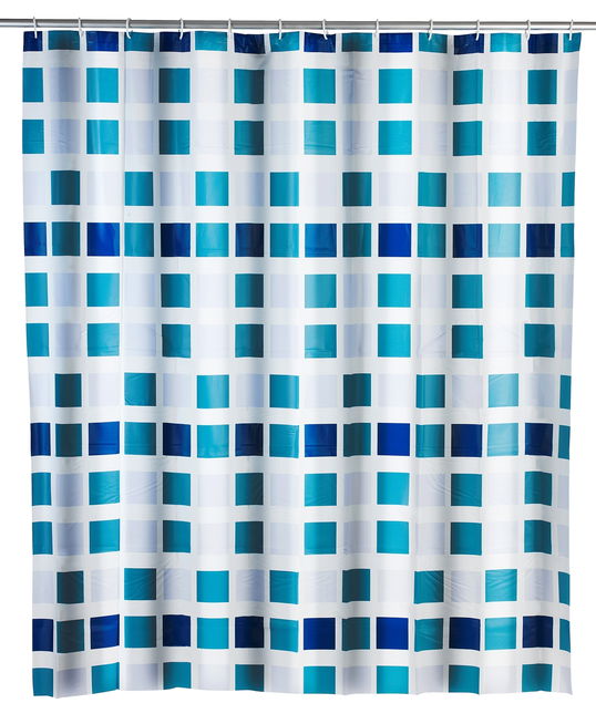 Perdea dus din PEVA, Mosaic Multicolor, 180 x 200 cm