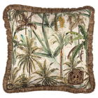 Perna decorativa The Jungle Multicolor, L50xl50 cm