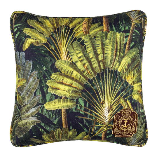 Perna decorativa Traveller`s Palm Verde, L50xl50 cm