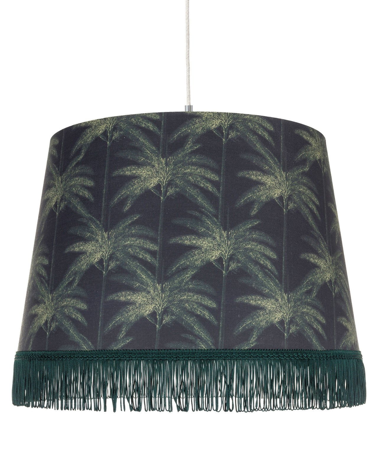 Lustra Ornamental Palms Dark Verde inchis, Ø35xH25 cm