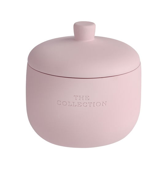 Recipient cu capac, din polirasina The Collection Rose, Ø11xH11 cm