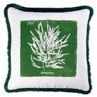 Perna decorativa Algae I Verde / Alb, L50xl50 cm