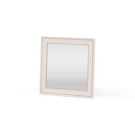 Oglinda decorativa cu rama din MDF Catherine Ivoir / Auriu, l70,4xH70,4 cm