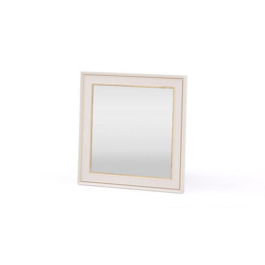 Oglinda decorativa cu rama din MDF Catherine Ivoir / Auriu, l70,4xH70,4 cm