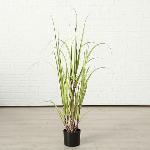 Planta artificiala in ghiveci Jule Sugarcane Verde, H180 cm