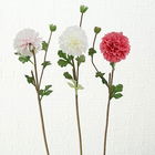 Fir floare artificiala Cherry Dahlia Multicolor, Modele Asortate, H71 cm