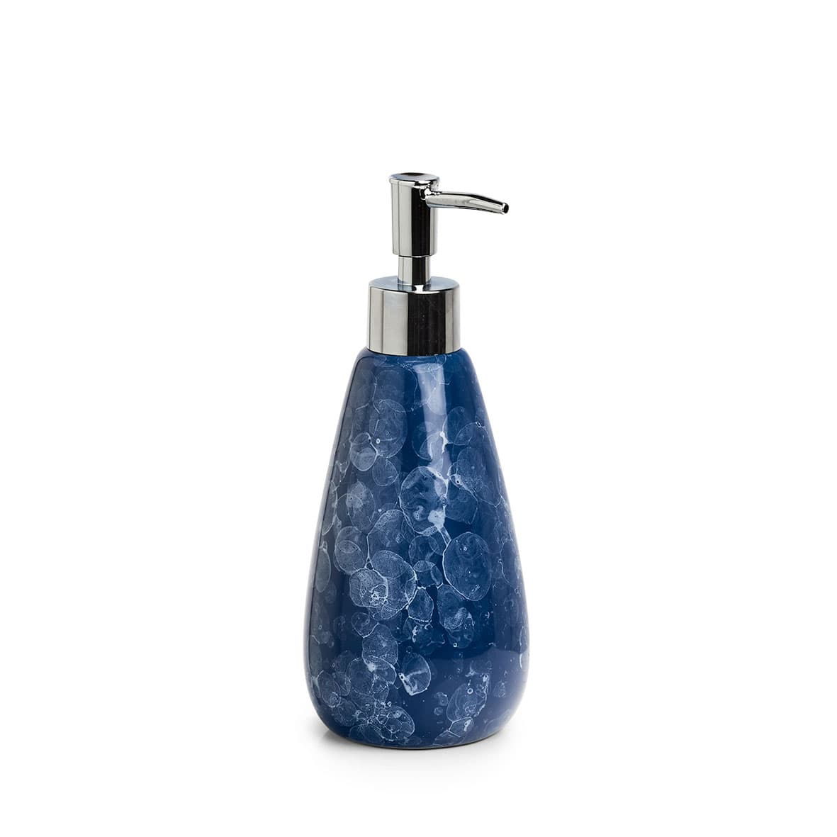 Dozator pentru sapun din ceramica, Rare Bleumarin, Ø8,3xH20 cm