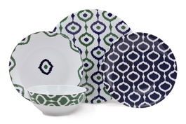 Set vesela din portelan, Fine Dinner Multicolor, 24 piese