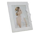 Rama foto decorativa din rasina Shiny Bouquet Alb, 28,3 x 31,5 cm