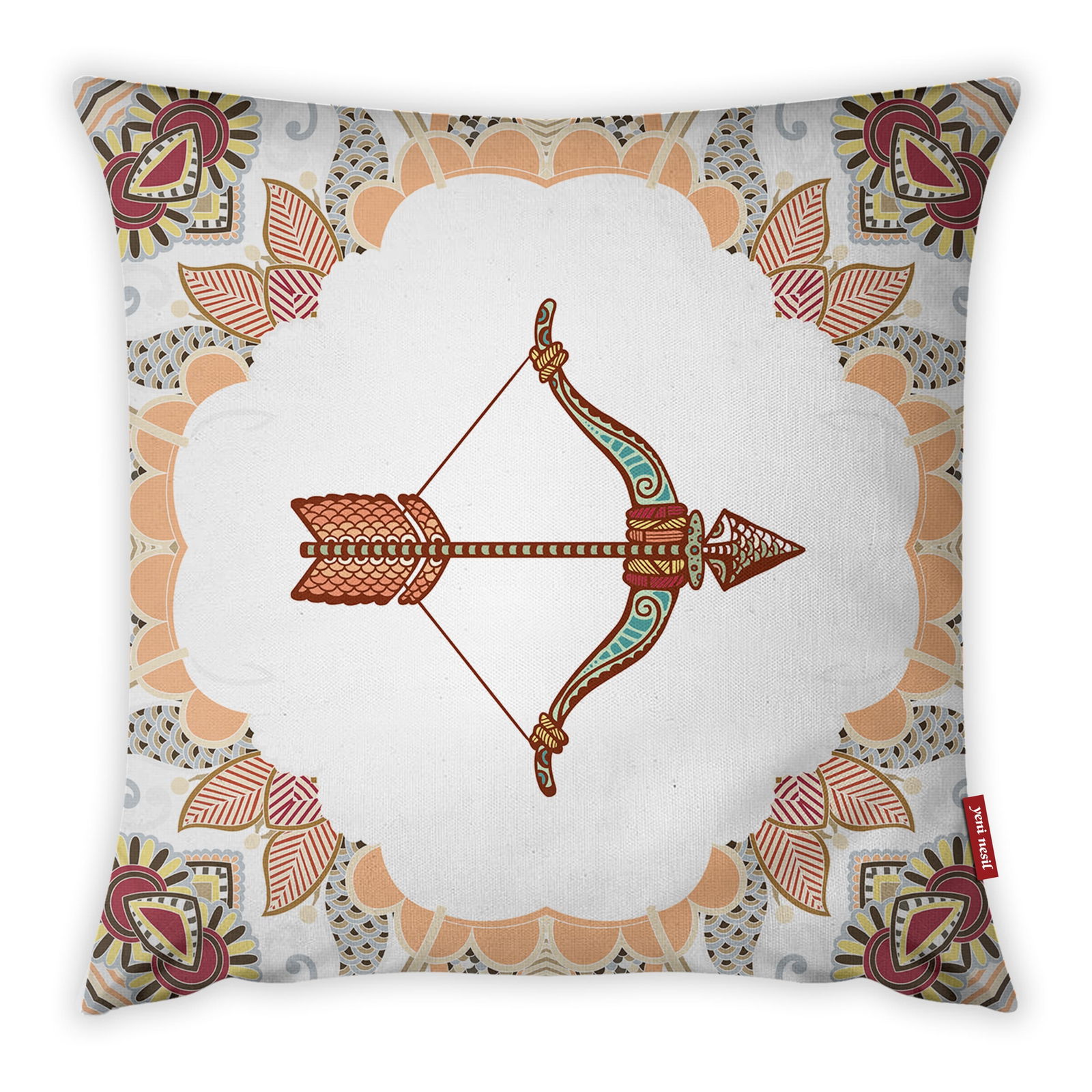 Fata de perna Zodiac Sagetator YK1668 Multicolor, 42 x 42 cm