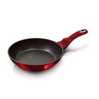 Tigaie din aluminiu cu invelis antiaderent de marmura, Ø20 cm, Metallic Line Burgundy