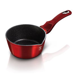 Cratita din aluminiu cu invelis antiaderent de marmura, Ø16 cm, Metallic Line Burgundy