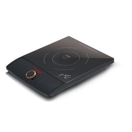 Plita cu inductie, control tactil, 1 arzator, 1800W, L29,5xl26 cm, Black Rose