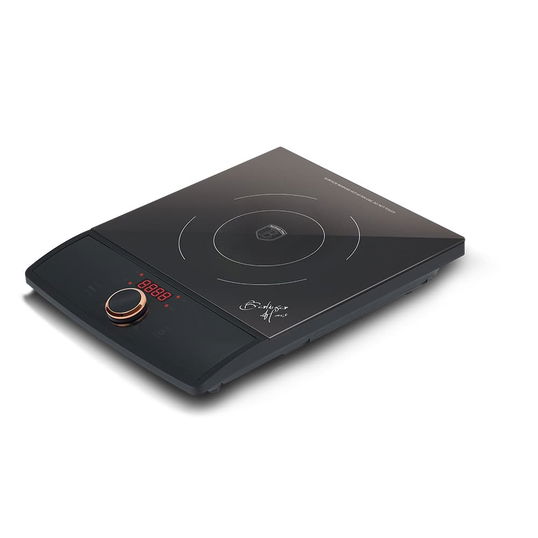 Plita cu inductie, control tactil, 1 arzator, 1800W, L29,5xl26 cm, Black Rose