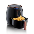 Friteuza cu aer cald, afisaj LCD cu ecran tactil si timer, 3,2 L, 1350W, Black Rose