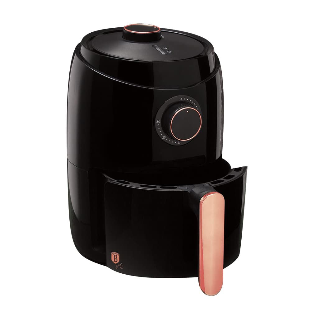 Friteuza cu aer cald si timer, 3,2 L, 1000W, Black Rose Small