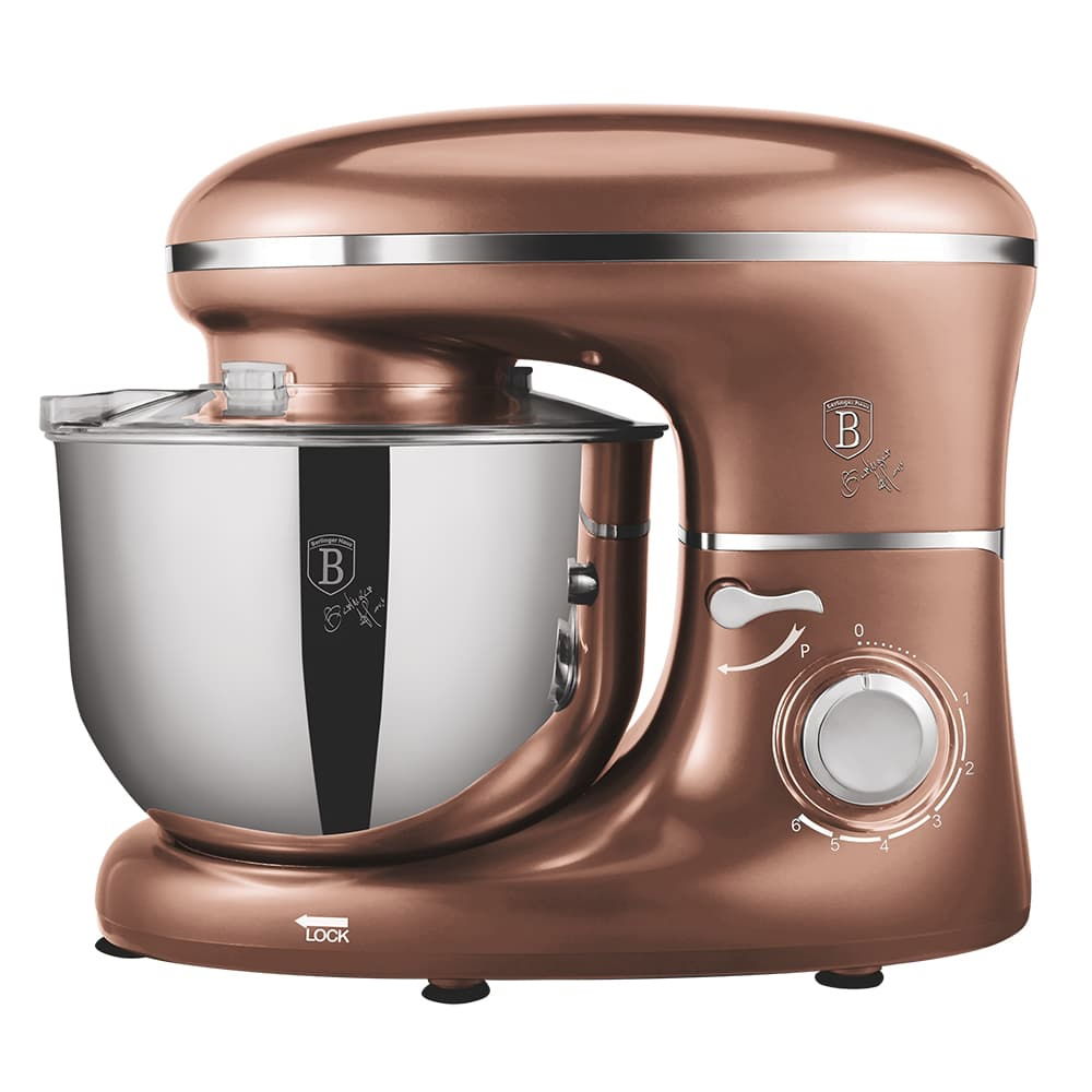 Robot de bucatarie cu 6 trepte de viteza, 6 L, 1300W, Metallic Line Rose Gold