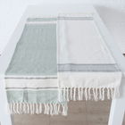 Traversa masa din bumbac Farsund Verde Mint / Alb, Modele Asortate, 40 x 140 cm