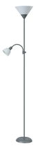 Lampadar Action 4028 Argintiu / Alb