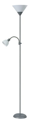 Lampadar Action 4028 Argintiu / Alb