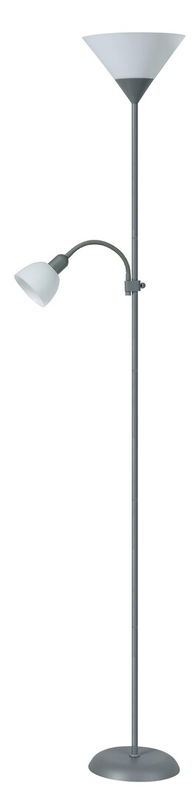 Lampadar Action 4028 Argintiu / Alb