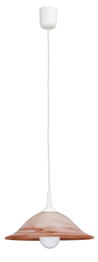 Lustra Alabastro 3955 Alb / Maro