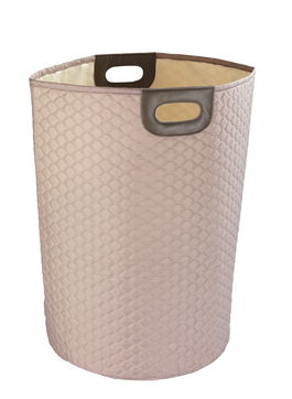 Cos pentru rufe cu manere Wabo Grej, Ø40xH60 cm
