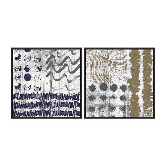 Tablou 2 piese Framed Art Gestures