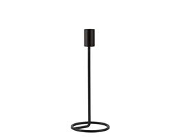 Suport lumanare din metal Irony 341419 Negru, Ø10xH23,5 cm, Villa Collection