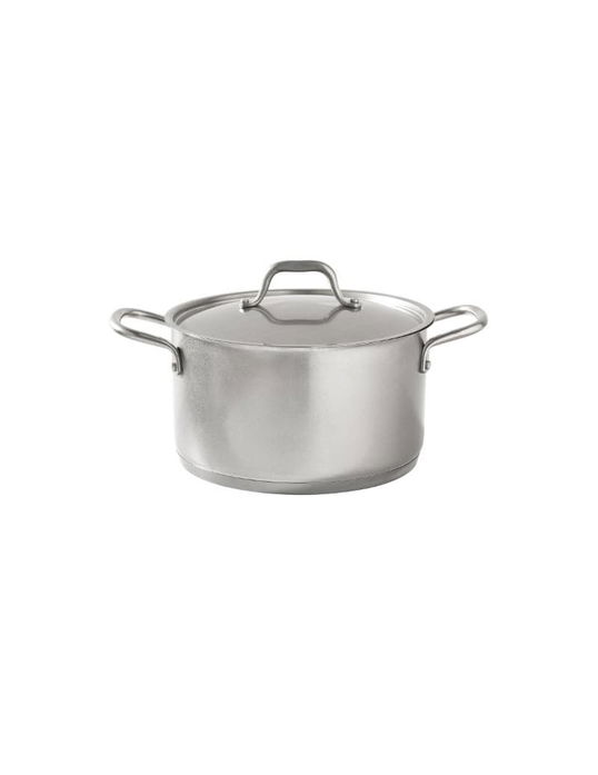 Oala din otel inoxidabil cu capac, Sapori Crom, Ø28 cm