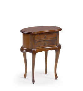 Noptiera din lemn cu 2 sertare, Vintage Angela Nuc, l50xA30xH60 cm