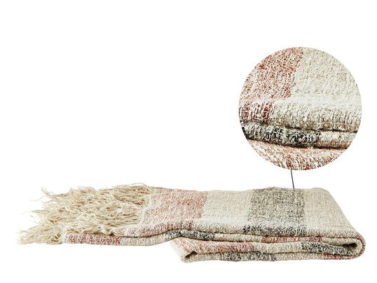 Patura din in Throw 341220 Natural / Maro, 130 x 170 cm, Villa Collection