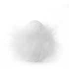 Decoratiune din dolomita Cebal Egg Alb, Ø6xH8 cm