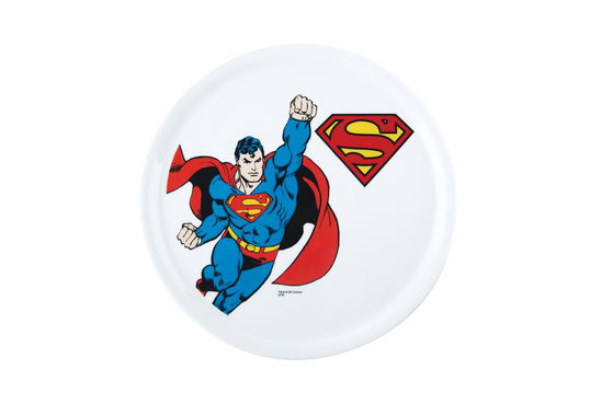 Platou pentru servire pizza, din portelan, Ø31 cm, Superhero Superman
